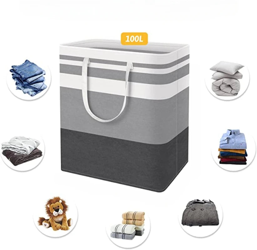 Waterproof - Large Laundry Basket 100L