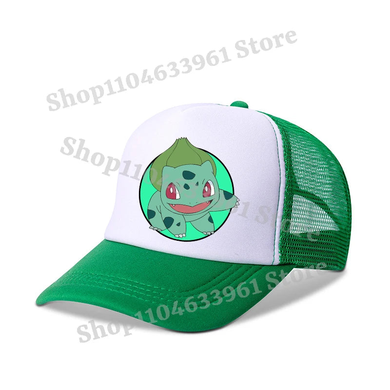 Baseball Caps Kawaii Anime Figures Hats Summer Outdoor Parent Child Gift