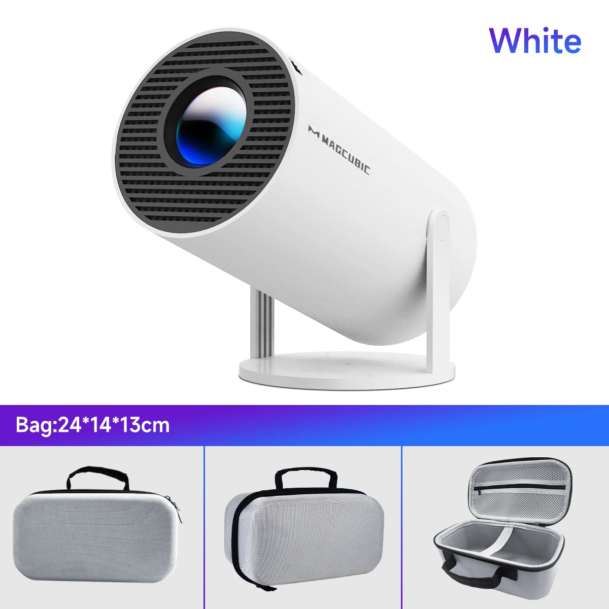 Pro + Dual Wifi 260ANSI 180°flexible BT5.0 Cinema Outdoor Portable Projector