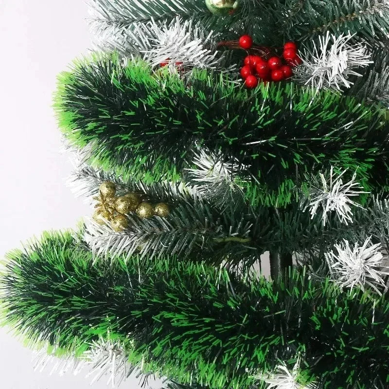2M Christmas Ribbon Garland Green Cane Tinsel Xmas Tree Hanging Pendent Ornaments