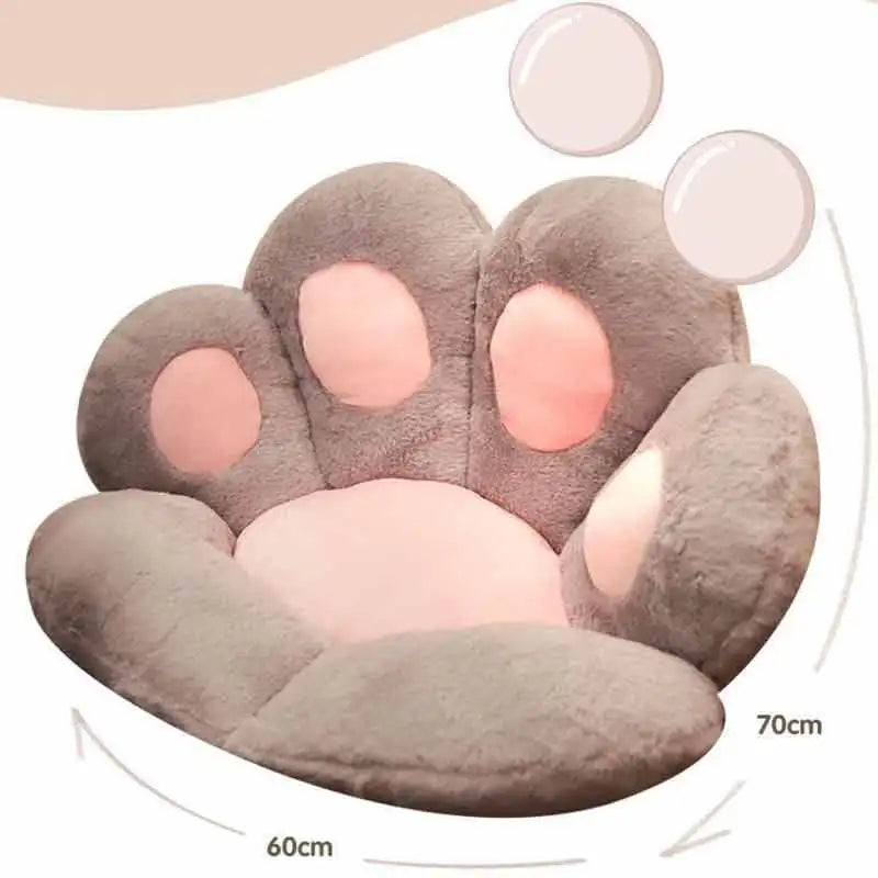 60cm*70cm Cut Cat Scratch Cushion Soft Stuffed Floor Cushion Kawaii Chair Sofa Butt Pad