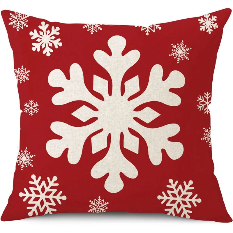 45cm Christmas Cushion Cover Pillowcase Decorations for Home Ornament Decor