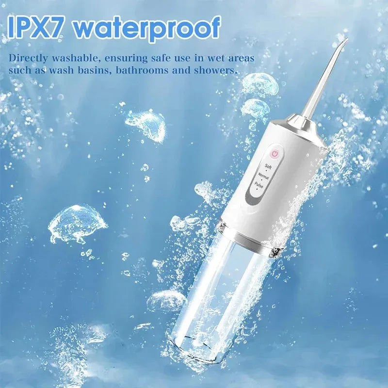 Powerful Oral Irrigation Irrigator Jet Ultrasound Air Ipx7 Waterproof Mouthwash Machine