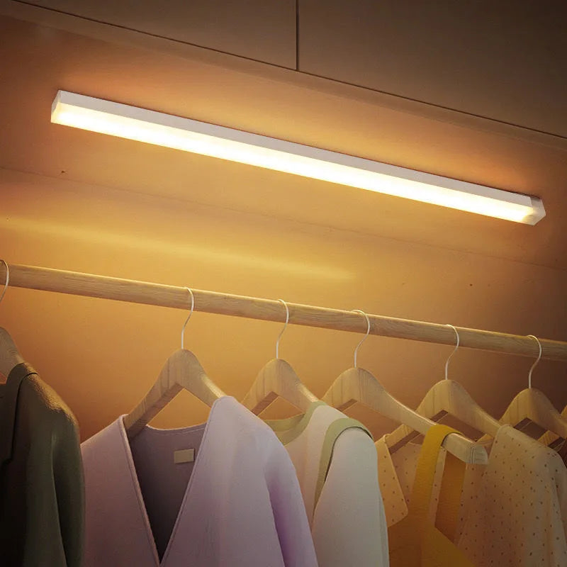 LED Motion Sensor Light Wireless Night Light Type C Rechargeable Light