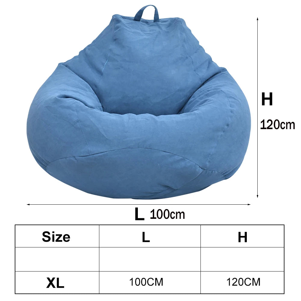 Lazy Sofa Cover Chairs Without Filler