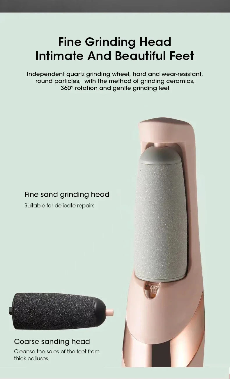 NEW USB Electric Dead Skin Pedicure Automatic Foot Grinder Rechargeable Roller