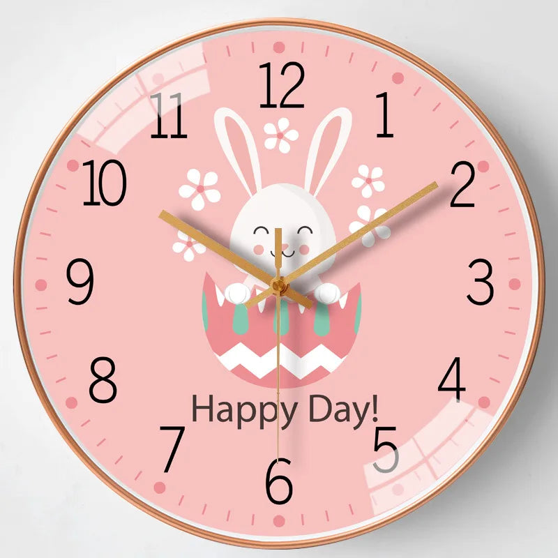 Kids Silent Wall Clock 20cm/8in