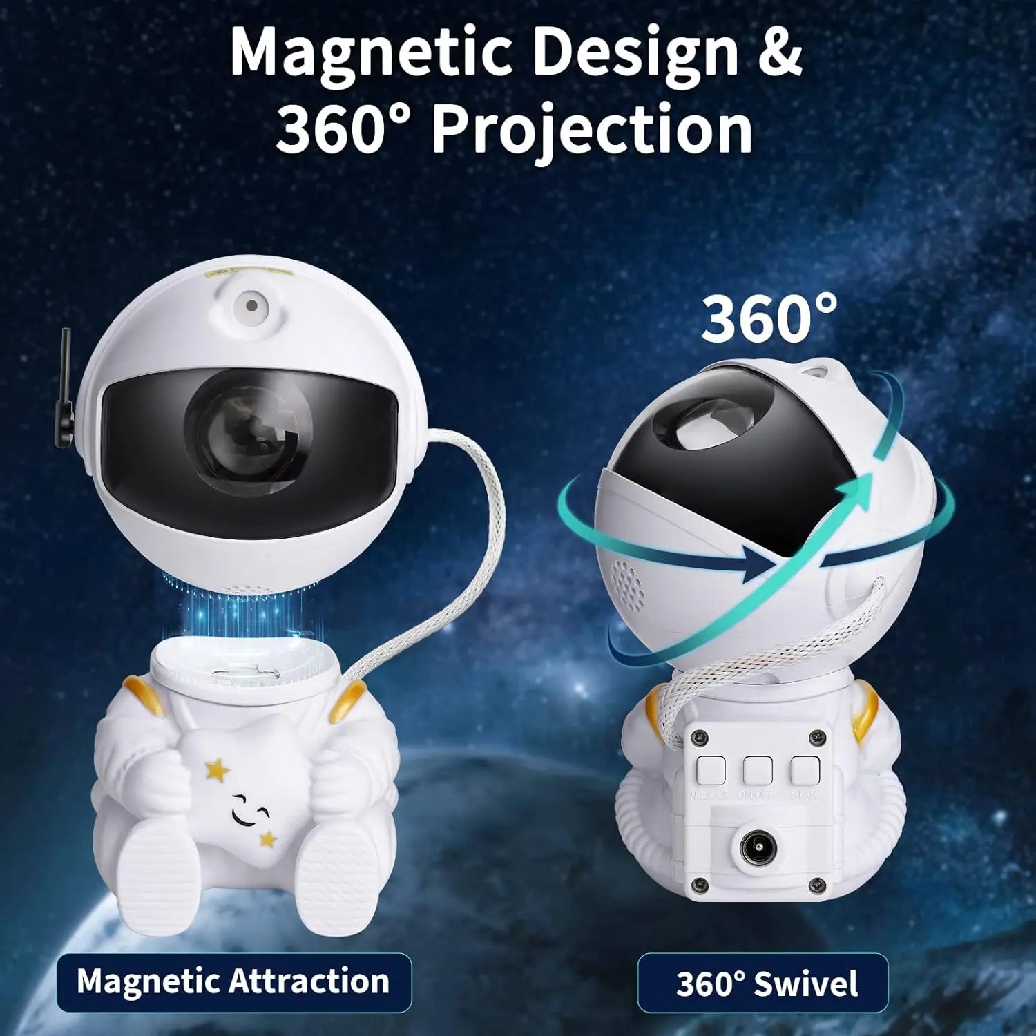 Galaxy Star Astronaut Projectorm LED Light