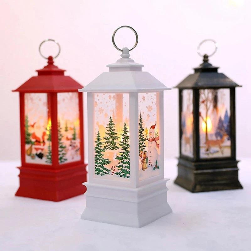 Christmas Lantern Light Decorations for Home Ornaments