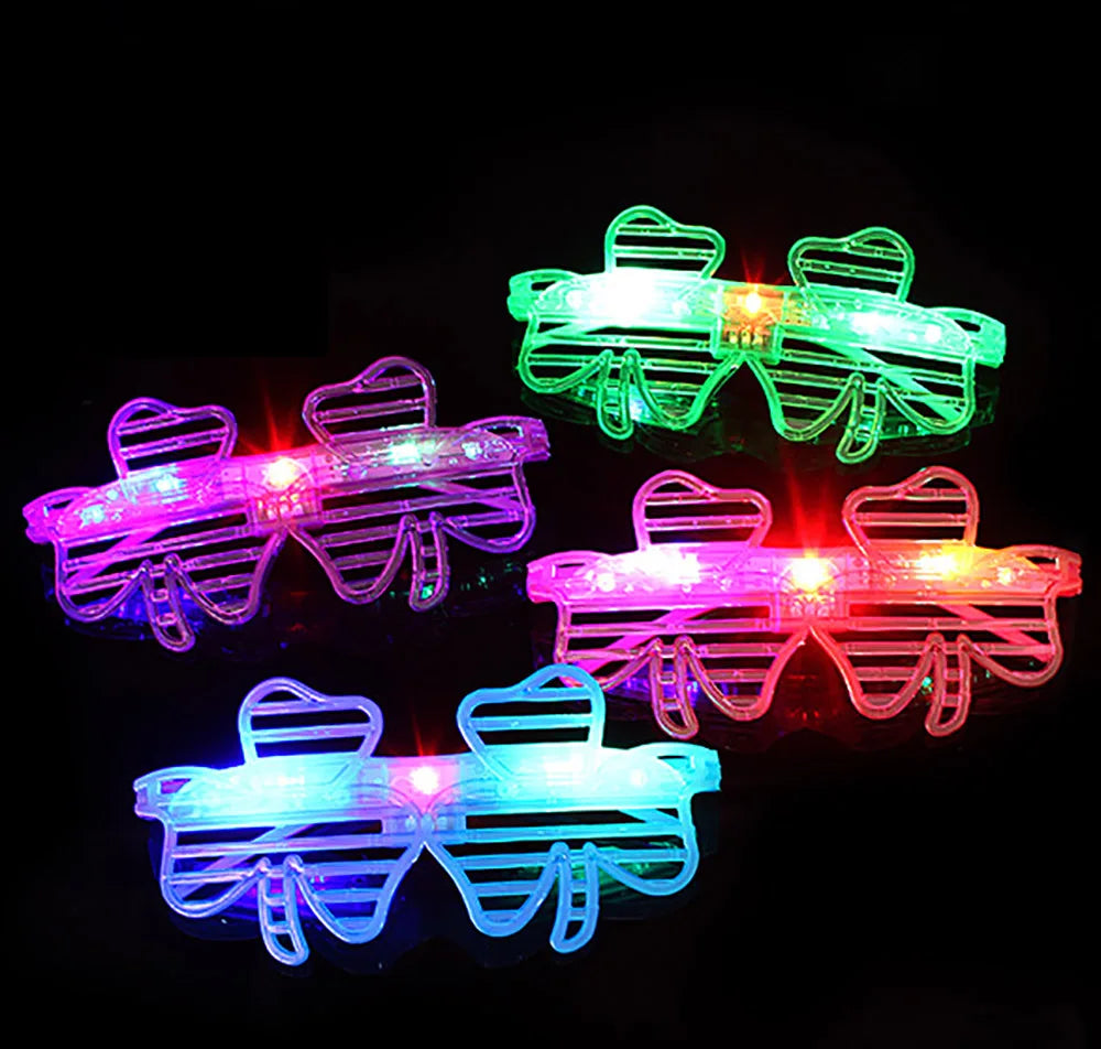 Glow In The Dark Glasses Bulk Led Light Up Glasses For Kids Adults Party Supplies