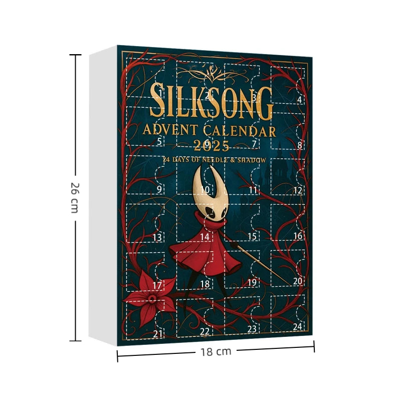 Hot Christmas Hollow Knight 24pcs Advent Calendar Surprise Blind Boxes Pendant For Gifts