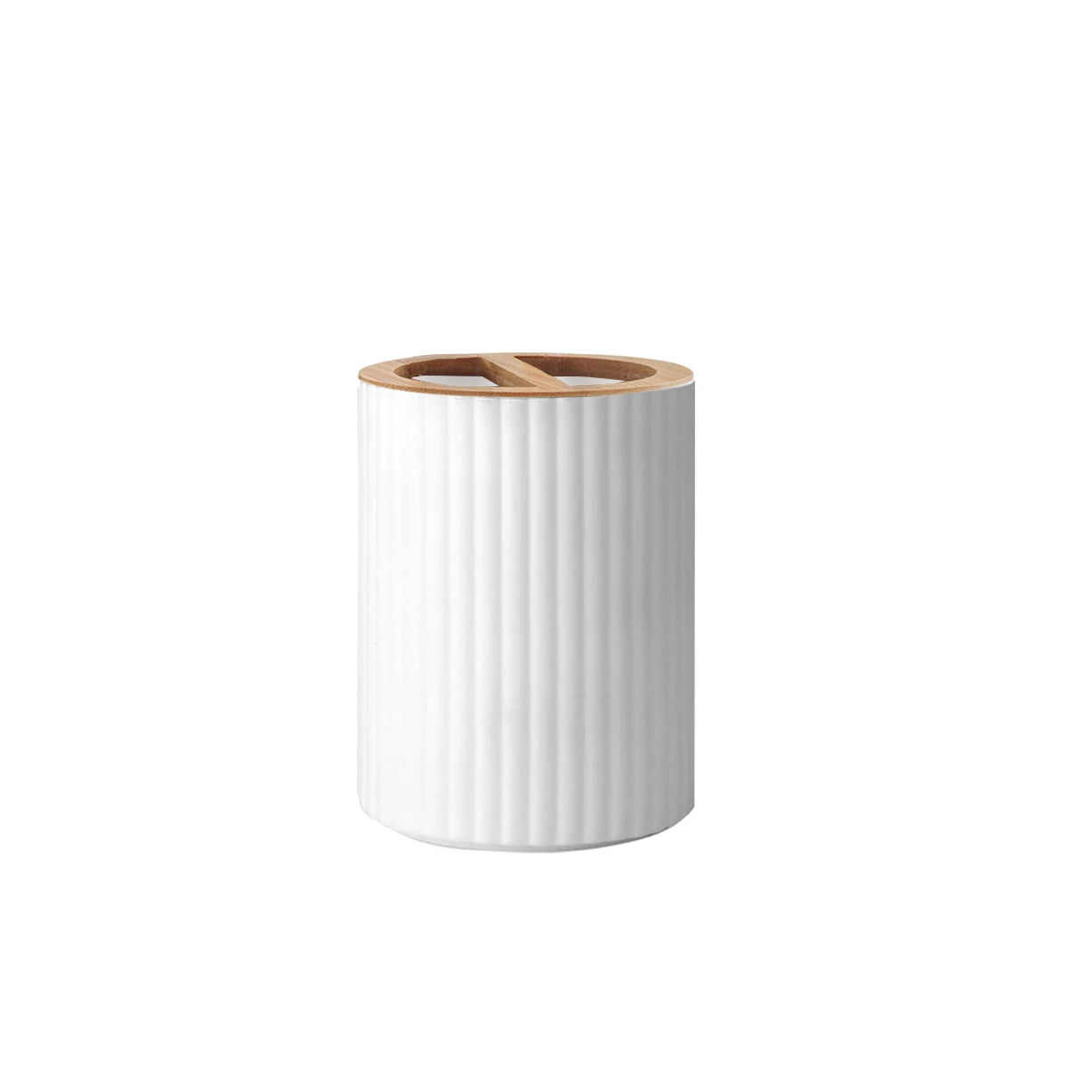 Bathroom Countertop Container Soap Dispenser Cotton Ball Storage Box Toothbrush Holder