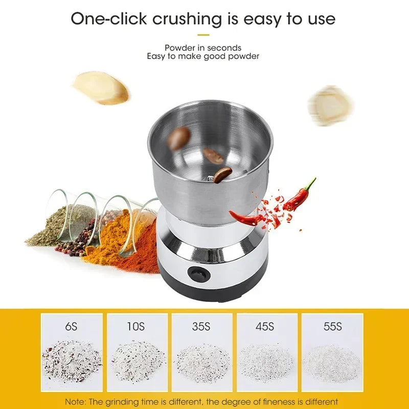 Electric Grinder Multifunctional Home Coffee Grinder Four Edged Blade