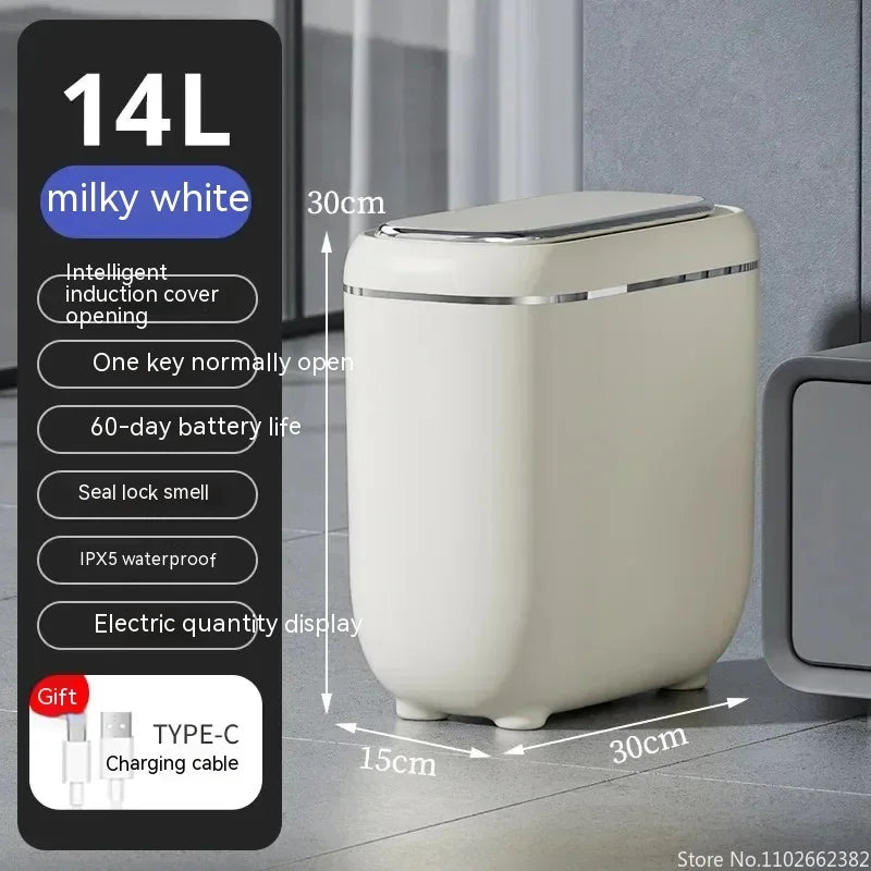 14L Smart Trash Can Automatic Sensor Garbage Can