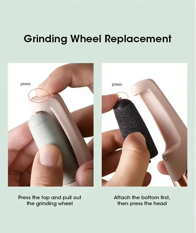NEW USB Electric Dead Skin Pedicure Automatic Foot Grinder Rechargeable Roller