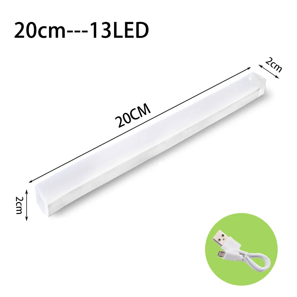 LED Motion Sensor Light Wireless Night Light Type C Rechargeable Light