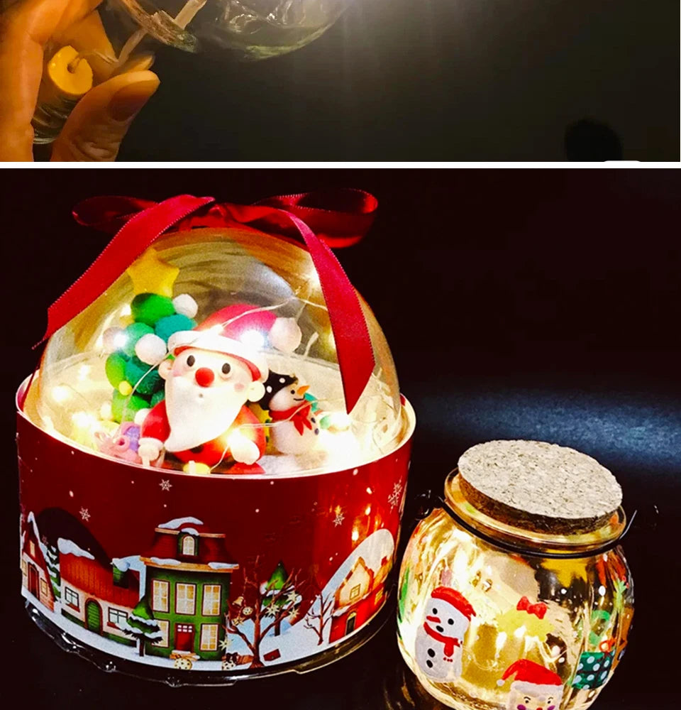 Wine Bottle Cork LED String Holiday Fairy Lights Christmas Tree Wedding Party Decor