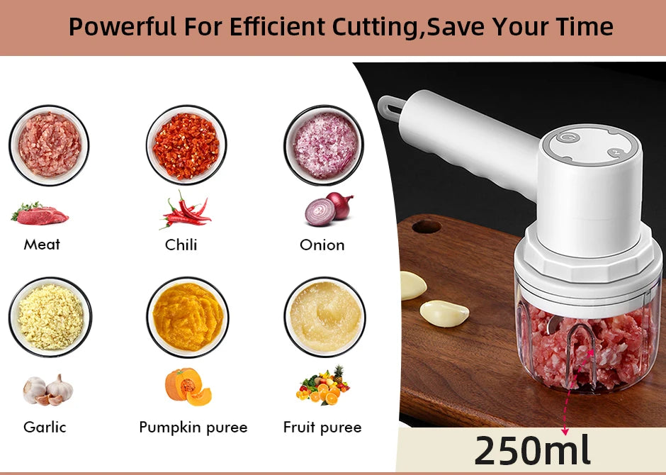 Electric Kitchen Food Chopper