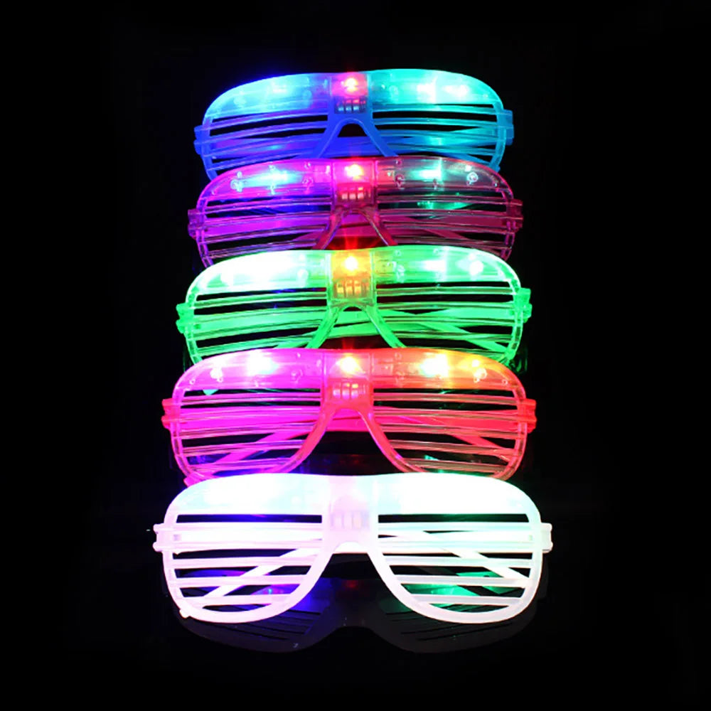 Glow In The Dark Glasses Bulk Led Light Up Glasses For Kids Adults Party Supplies