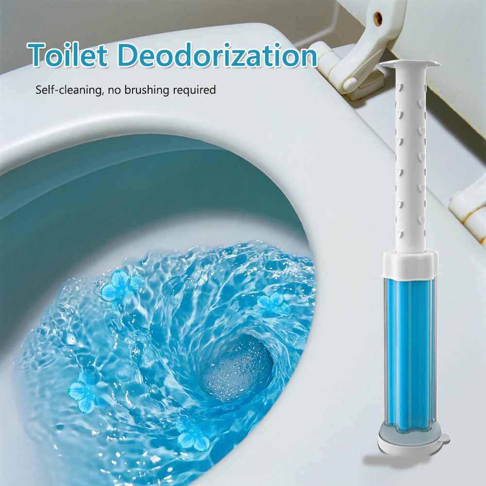 5pcs/Set Flower Aromatic Toilet Cleaner Gel Deodorant Air Freshener
