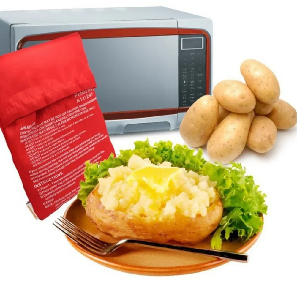 kitchen Microwave Potato Cooker Bag Baked Potato Bag