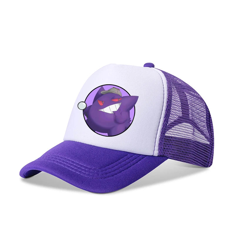 Baseball Caps Kawaii Anime Figures Hats Summer Outdoor Parent Child Gift