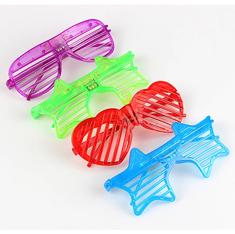 Glow In The Dark Glasses Bulk Led Light Up Glasses For Kids Adults Party Supplies