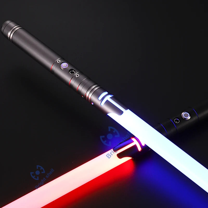 RGB Metal Lightsaber Laser Sword Toys 15Color Change Kids Soundfonts Blaster Toys