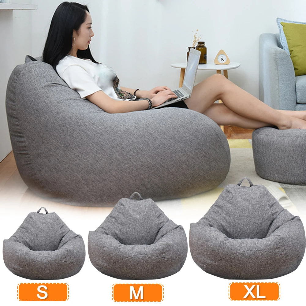 Lazy Sofa Cover Chairs Without Filler