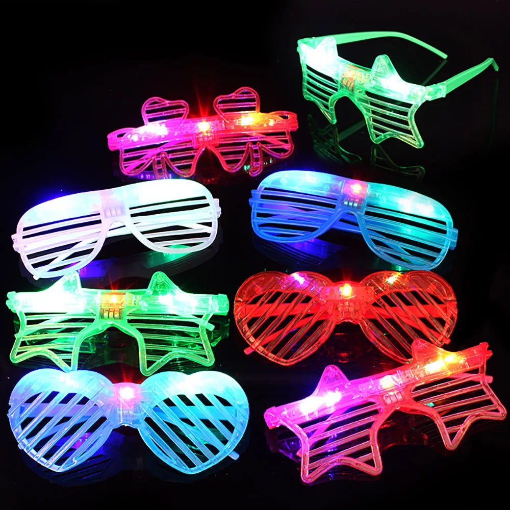 Glow In The Dark Glasses Bulk Led Light Up Glasses For Kids Adults Party Supplies