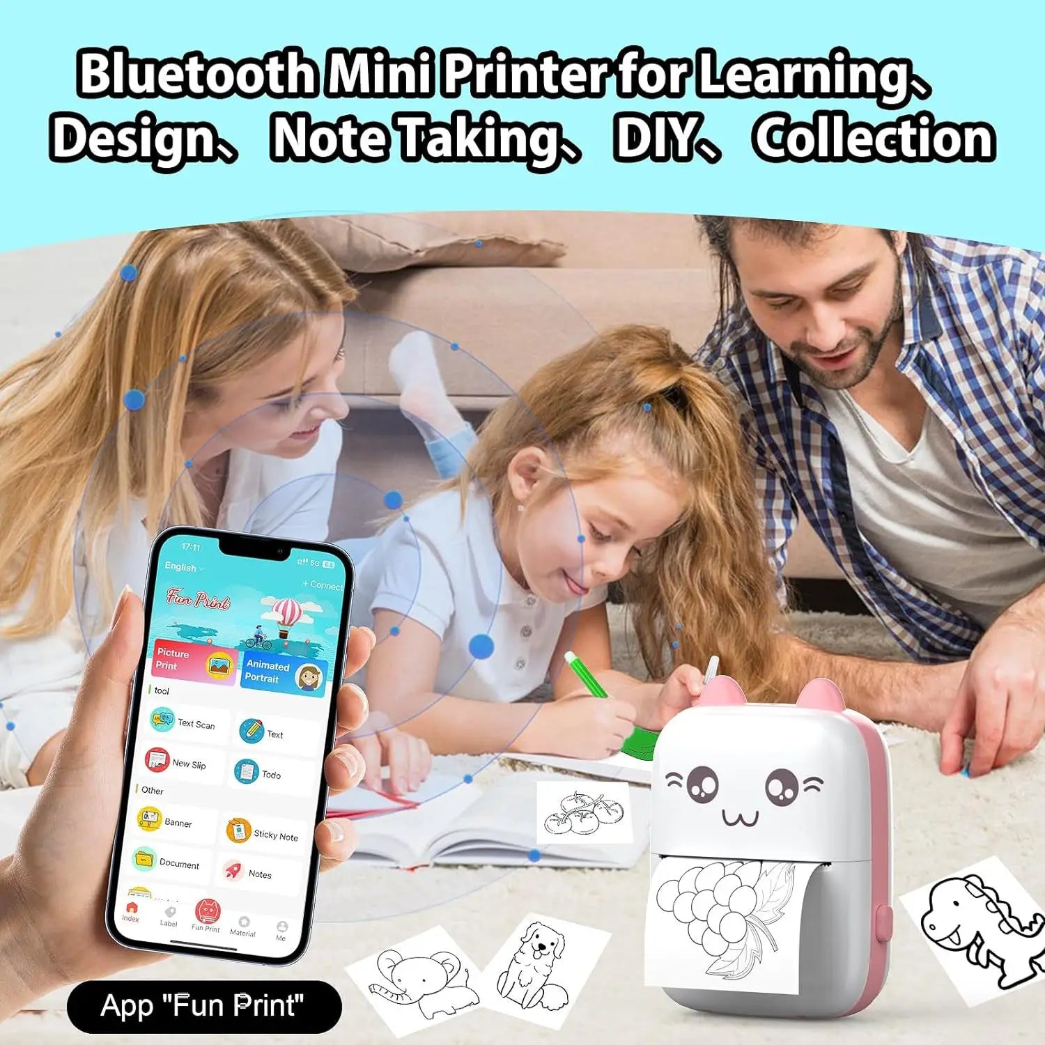 Mini Portable Thermal Printer