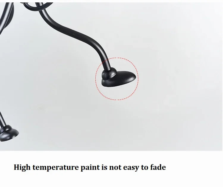 Vintage Iron Little Man Modern Arts Chandelier LED Ceiling Lamp