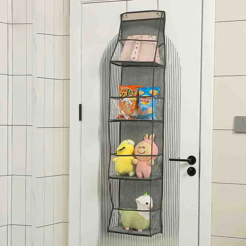 Toy Storage Household Wall Mounted Multifunctional Layered Storage Hanging Bag