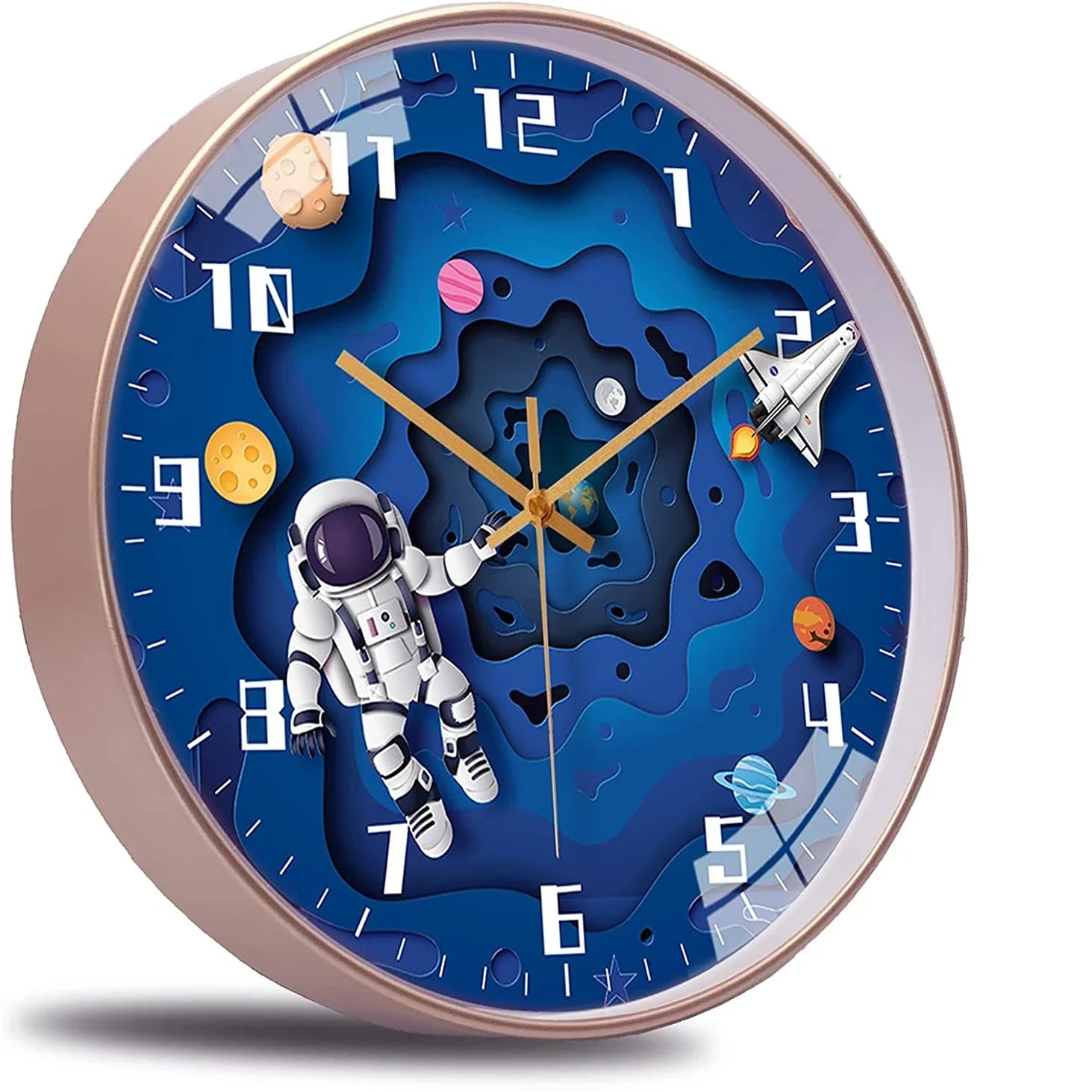 Kids Silent Wall Clock 20cm/8in