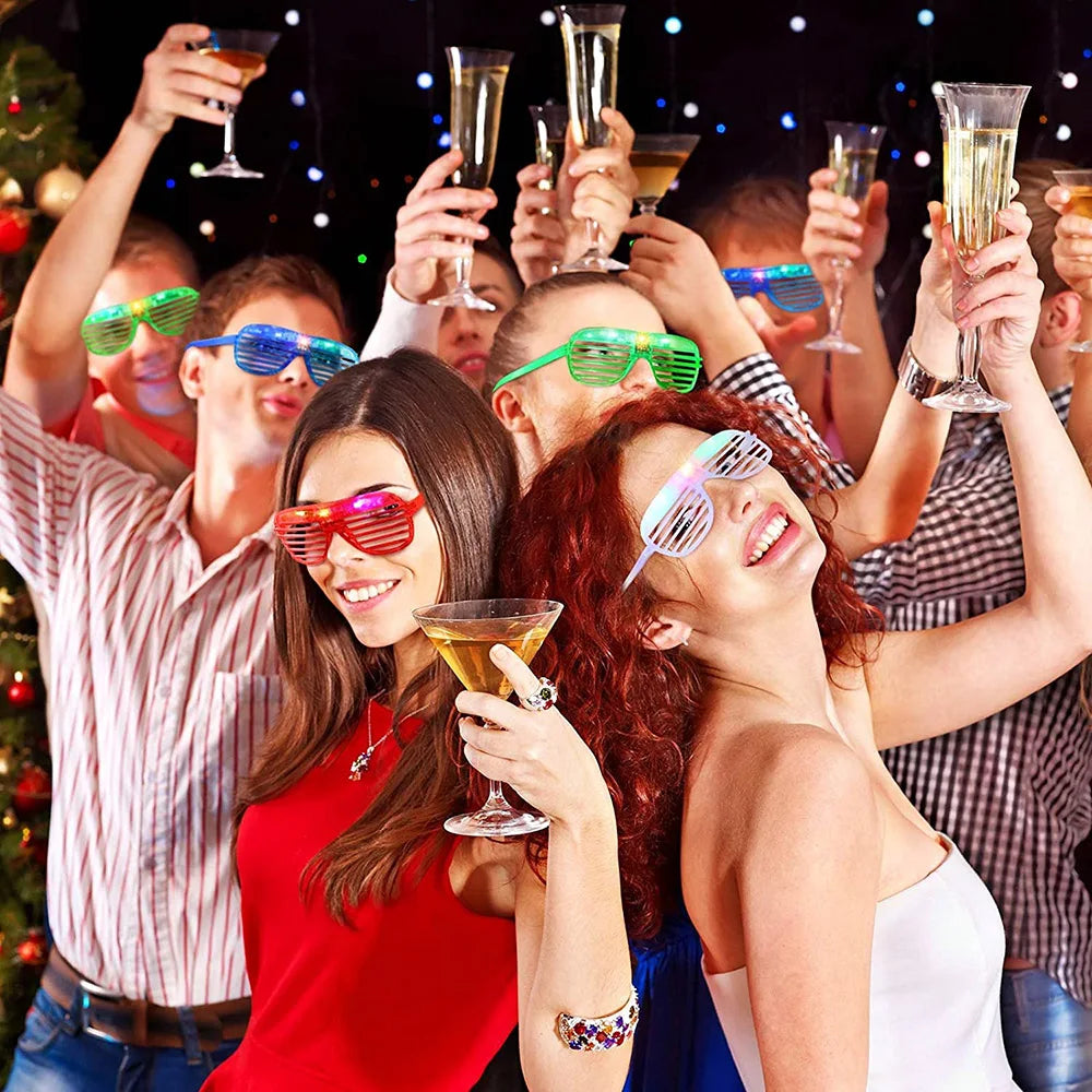 Glow In The Dark Glasses Bulk Led Light Up Glasses For Kids Adults Party Supplies