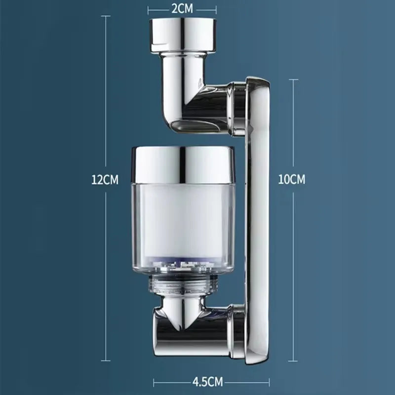 Universal 1080° Rotation Filter Nozzle Splash Faucet Household Kitchen Tap