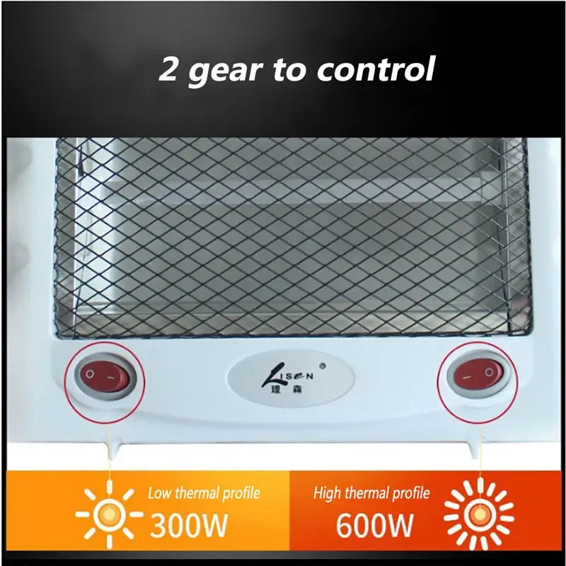 Portable Electric Heater Stove Winter Warmer Machine Furnace Thermal Heating Radiator