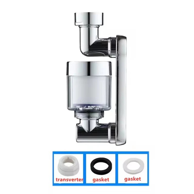 Universal 1080° Rotation Filter Nozzle Splash Faucet Household Kitchen Tap