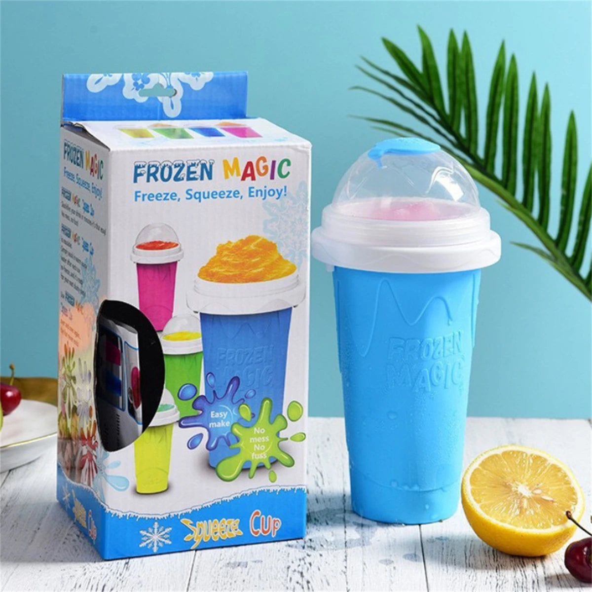 Homemade Smoothie Quick-Frozen Ice Cream Milkshake Bottle Portable Cups