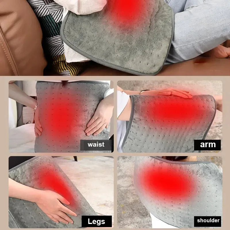 Electric Heating Pad Therapy Physiotherapy Back Pain Relief Cover Leg Blanket Thermal Mat