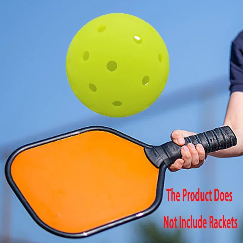 Pickleball 8MM Aperture PE Rotational Molding Elastic and Green Yellow Competitive Ball