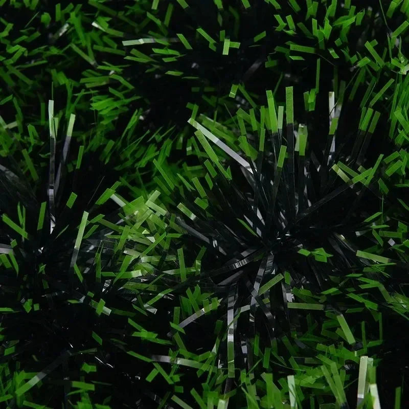 2M Christmas Ribbon Garland Green Cane Tinsel Xmas Tree Hanging Pendent Ornaments