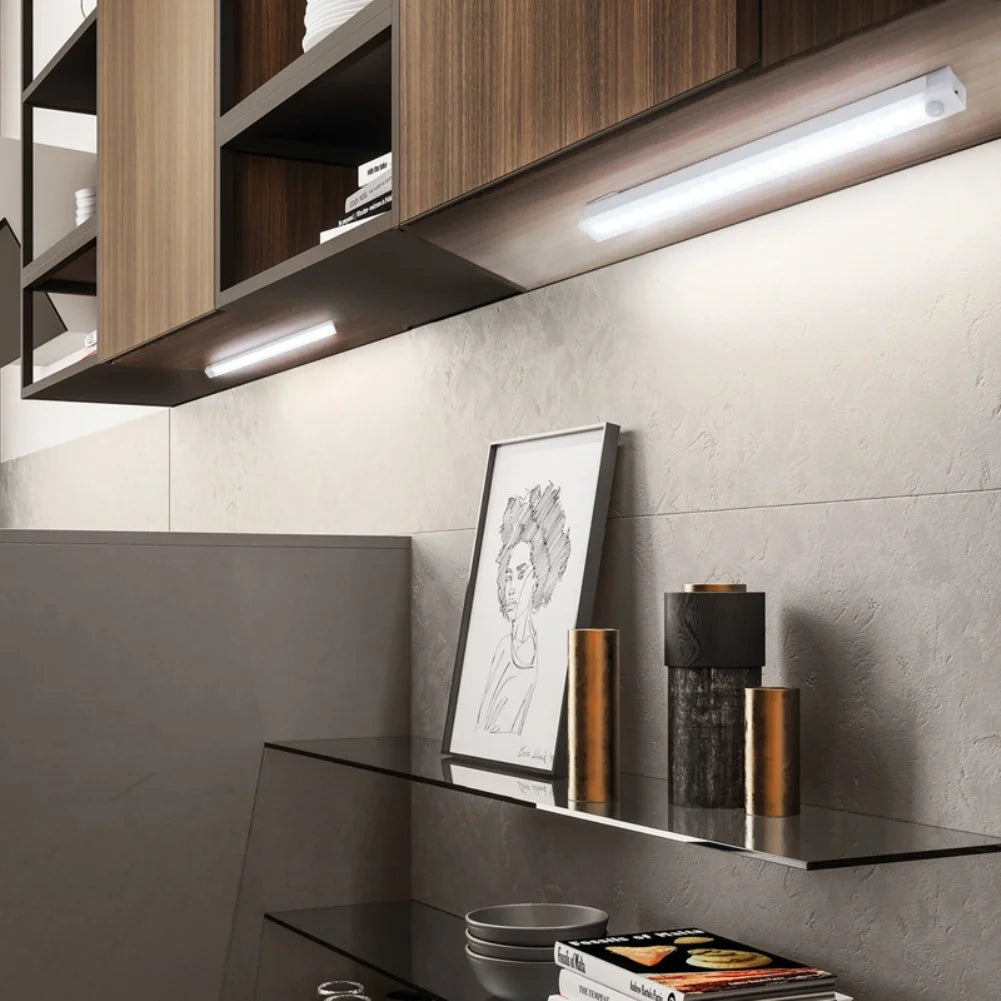 LED Motion Sensor Light Wireless Night Light Type C Rechargeable Light