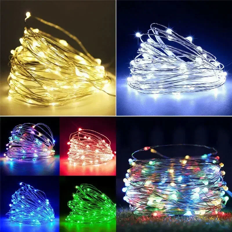 1M 2M 3M 5M 10M 20M 30M Copper Wire LED String lights Holiday lighting Fairy Garland
