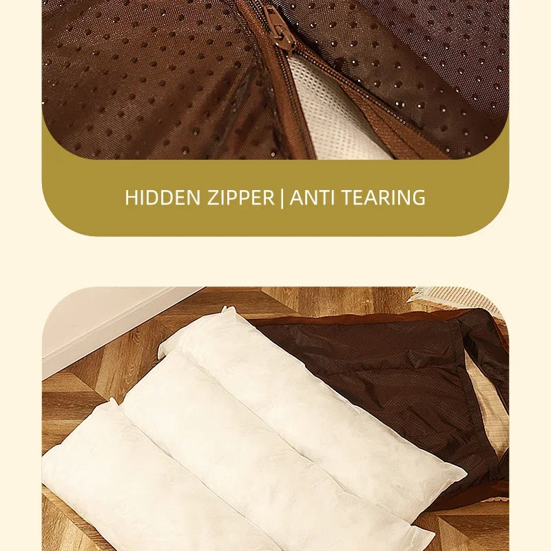 Pets Sleeping Beds Soft Fleece Pet Blanket Detachable Cushion for Pet Mats Accessories