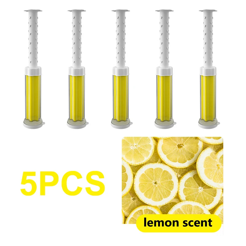 5pcs/Set Flower Aromatic Toilet Cleaner Gel Deodorant Air Freshener