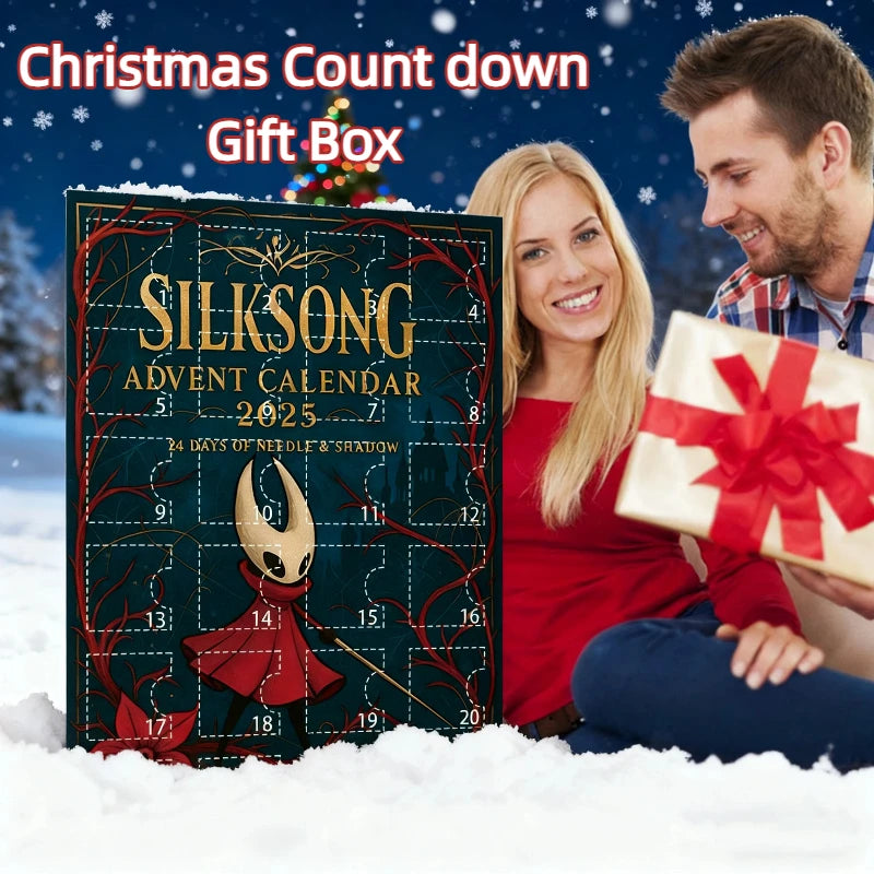 Hot Christmas Hollow Knight 24pcs Advent Calendar Surprise Blind Boxes Pendant For Gifts