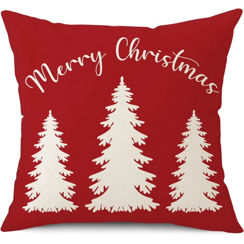 45cm Christmas Cushion Cover Pillowcase Decorations for Home Ornament Decor