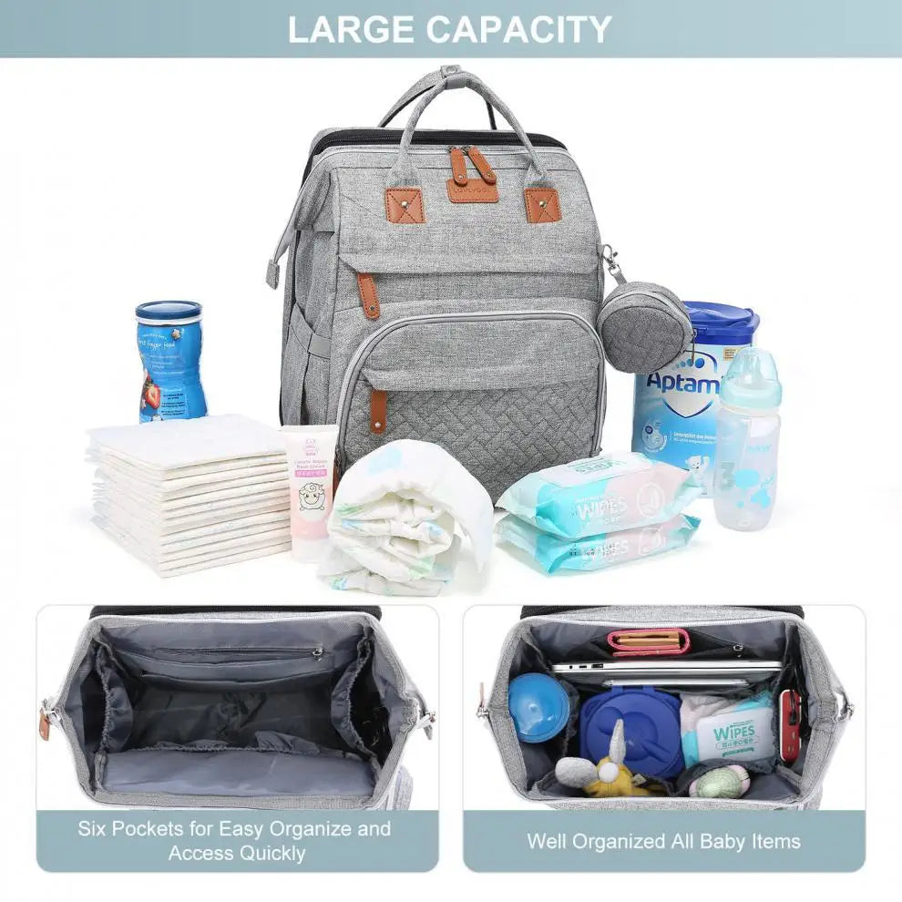 Baby Nappy Changing Station Portable Bed Travel Bassinet Waterproof Folding Crib