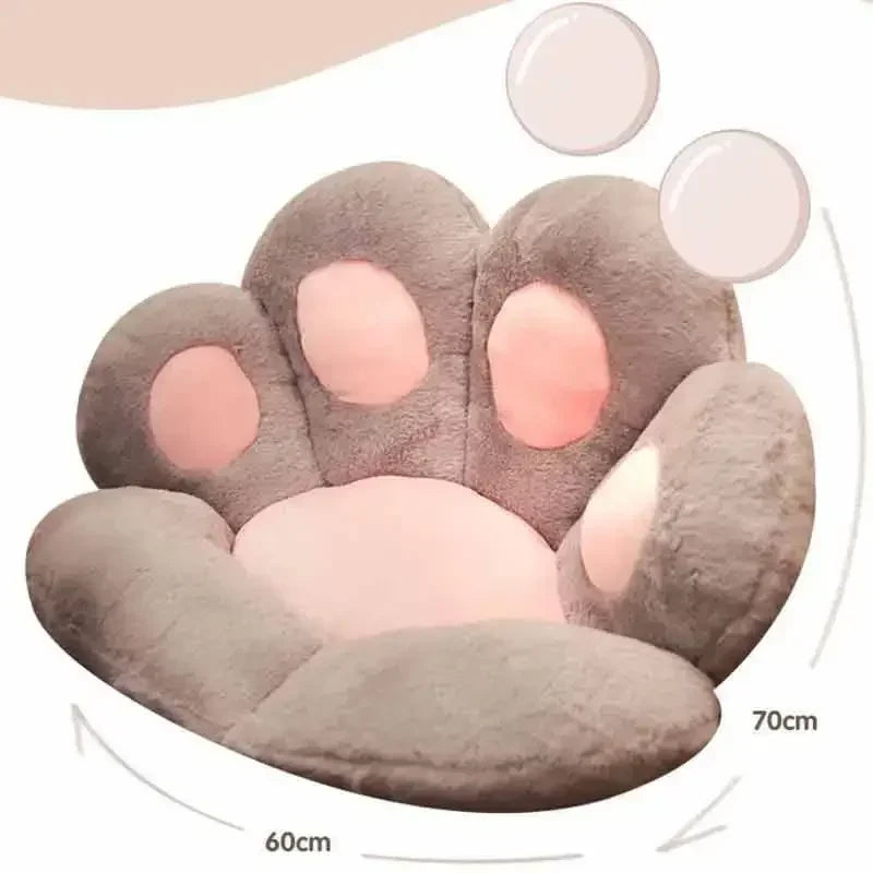 60cm*70cm Cut Cat Scratch Cushion Soft Stuffed Floor Cushion Kawaii Chair Sofa Butt Pad